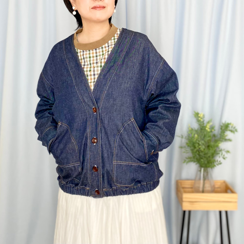 【221VILLAGE 】 WOOL PILE CD (ブルゾン型カーディガン) BREAK IT UP刺繍 カーディガン|HYSTERIC GLAMOUR MEN | HYSTERIC