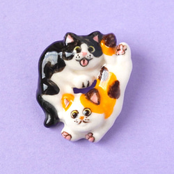 三毛猫 ブローチ の人気通販｜Creema(クリーマ) ハンドメイド・手作り