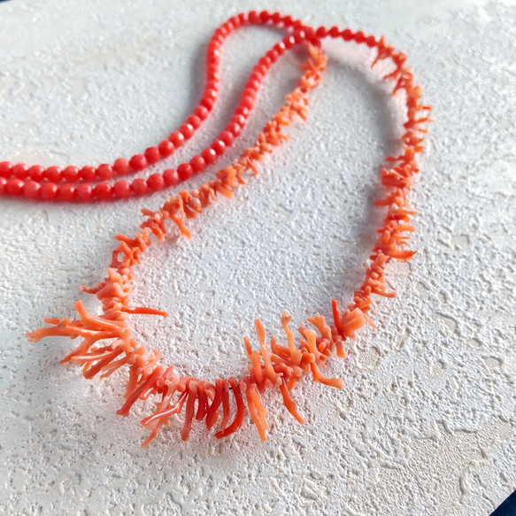 希少☆深海珊瑚デザインネックレス 4枚目の画像