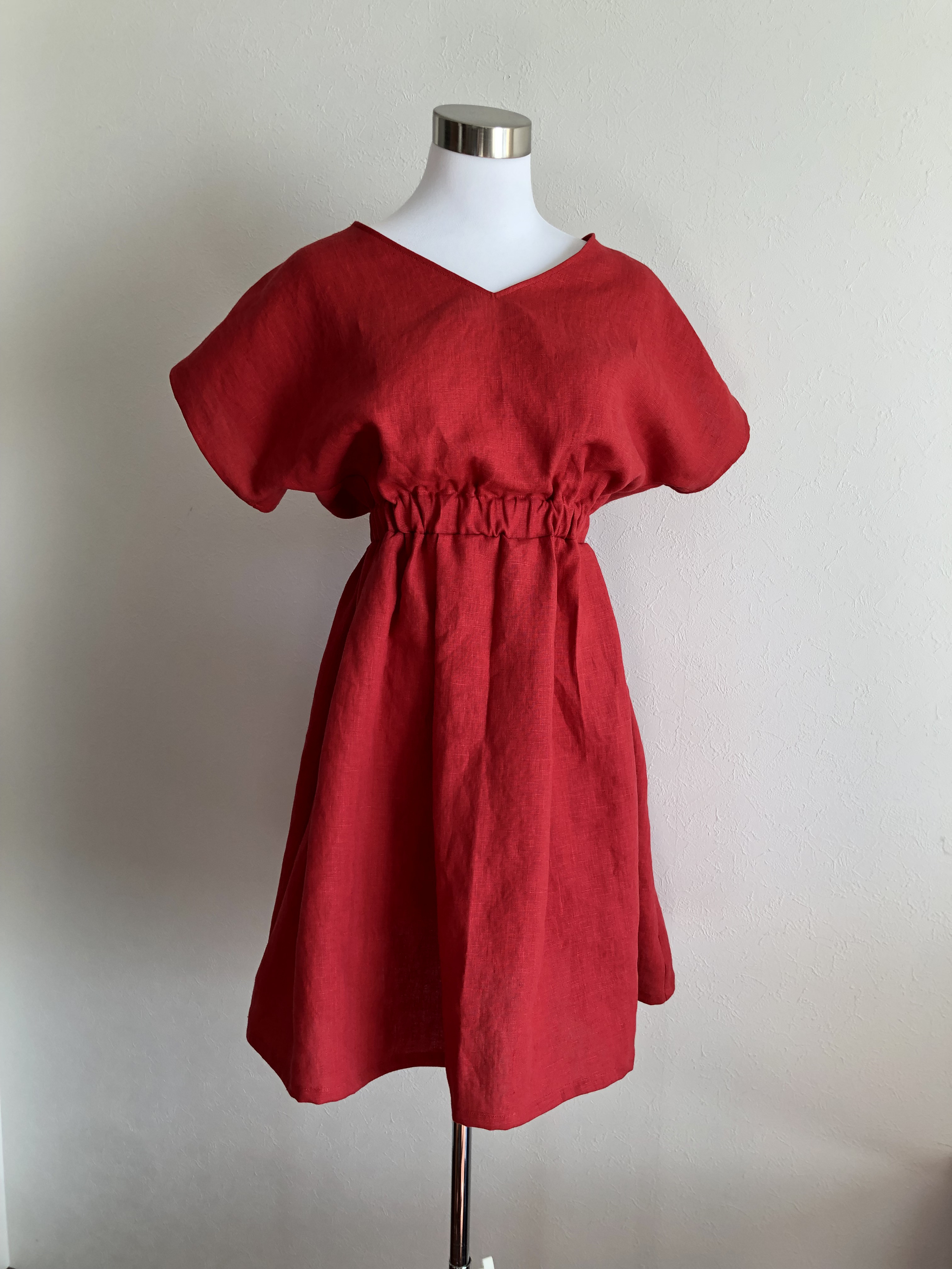 サイズオーダー／ベルギーリネンワンピース