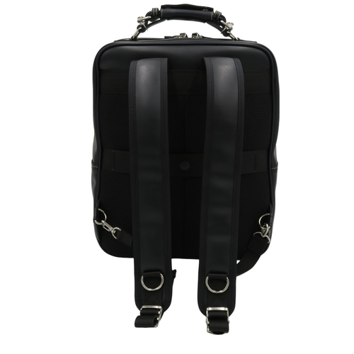 ビジネス用リュック ブラック 合成皮革 GUIONNET NOIR バックパック リュックサック ビジネスリュック