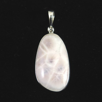 インドネシア産トムソナイト　ピンクラリマー　フリーフォーム ペンダントトップ 5.26g【榎本通商14369】