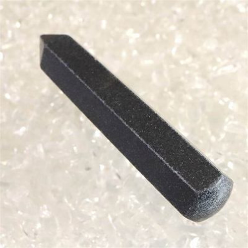 H&E社 ブラックアゼツライト(AZOZEO) 60mmワンド 証明書付 12.6g【榎本