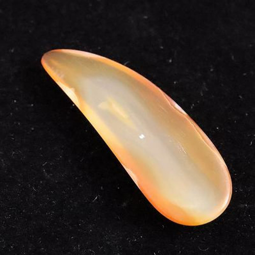 北海道 花石産 メノウ 瑪瑙 非加熱 38mmティアドロップ ルース 3.7g