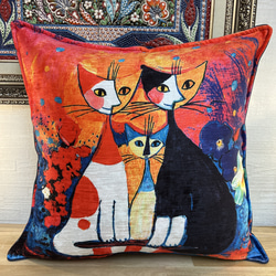 トルコ ラブリーキャットクッションカバー KD-07 クッション