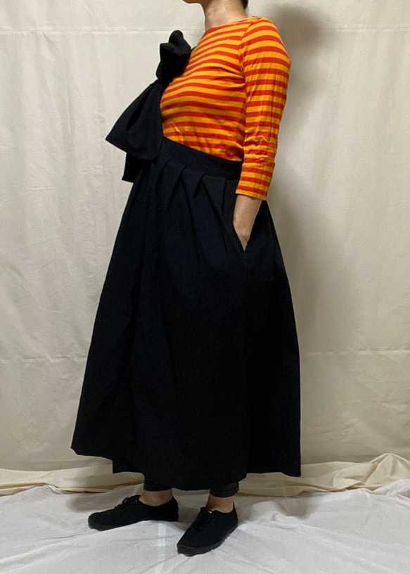 ワンショルダーリボンスカート（受注生産） 8枚目の画像