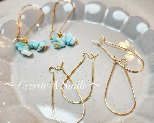 新商品⭐ 100個 イヤリングフック フレンチイヤーワイヤー 18mm c2588cdeaec0077c9a2b1942f82550