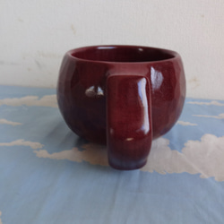 　パープルハートの一木彫りコーヒーカップ. 7枚目の画像