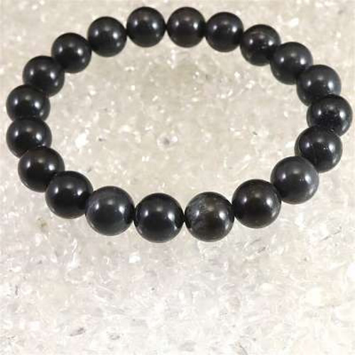 【日本銘石】三重県 那智黒石 10mm ブレスレット ¥24,640 日本銘石】ブレス 那智黒石 〈三重県〉 10mm 品番：61366136