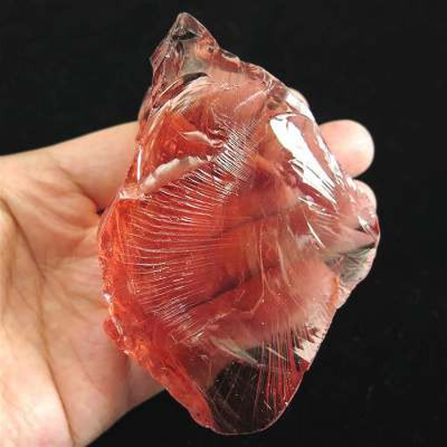 シェラネバダ産 アンダラクリスタル ローズ ピンク 146.9g【榎本通商