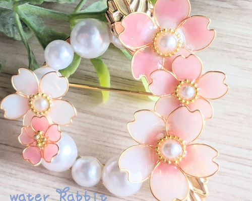 Y*y様 桜の花びらデザイン ブローチ Y*y様 桜の花びらデザイン ブローチ Y*y様 桜の花びらデザイン ブローチ