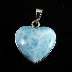 朝まで限界値下げセール 美麗 ラリマー ハートペンダントトップ