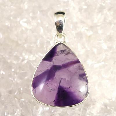 トラピッチェアメジスト　24mmカボション ペンダントトップ 8.1g【榎本通商41851】