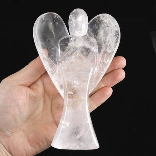 ブラジル産水晶 145mmエンジェル 天使 531g【榎本通商45312】 天然石