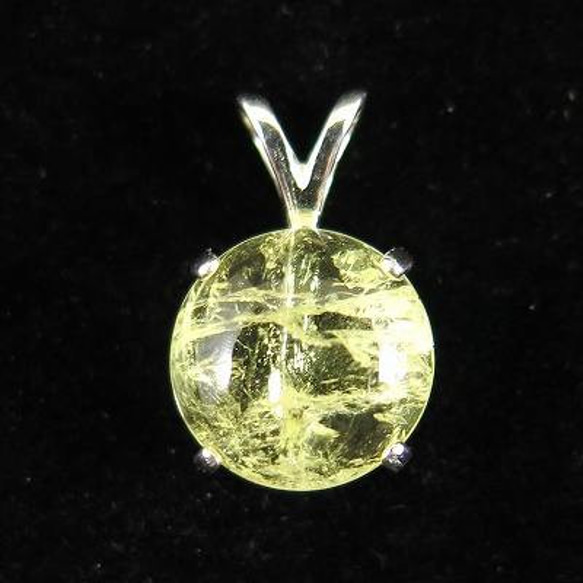 南ア産 フェナカイト 10金 ペンダントトップ（大） 南ア産