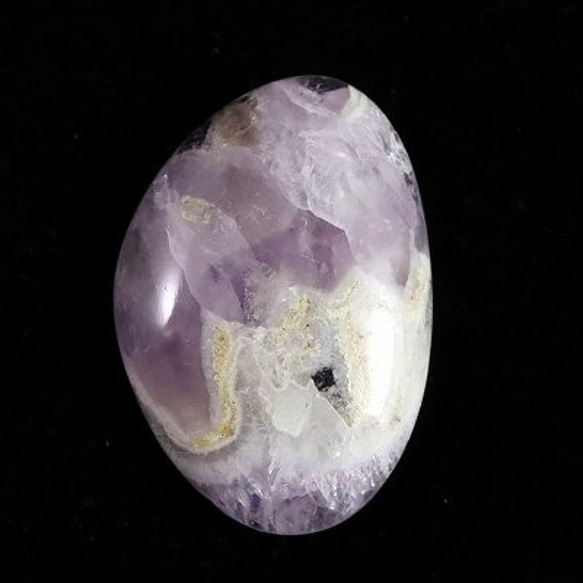 福島県 裏半田鉱山 紫水晶 アメジスト 29mmルース 4.87g【榎本通商