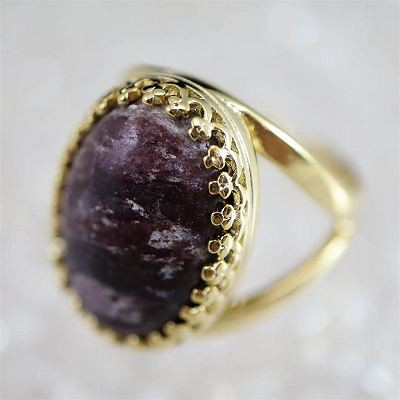 徳島県 アークナイト 18mmオーバル リング 18KGP 6.54g【榎本通商55436】