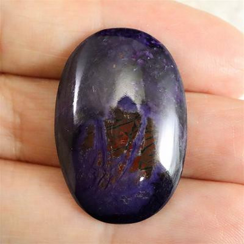 スギライト 29mmオーバル ルース 4.93g【榎本通商58323】 天然石 榎本