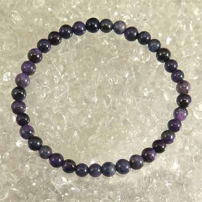 スギライト AAA 5.2mm玉ビーズ ブレスレット 7.73ｇ【榎本通商60487】