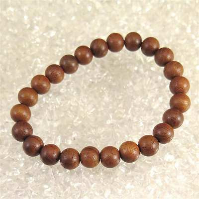 春日の大欅 ケヤキ 木玉 9mm玉ブレスレット 証明書付 5.7g【榎本通商67244】