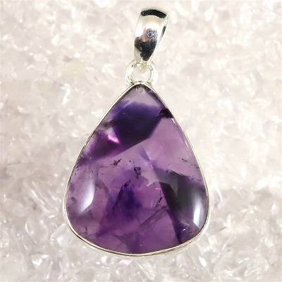 トラピッチェアメジスト　24mmカボション ペンダントトップ 8.4g【榎本通商68653】