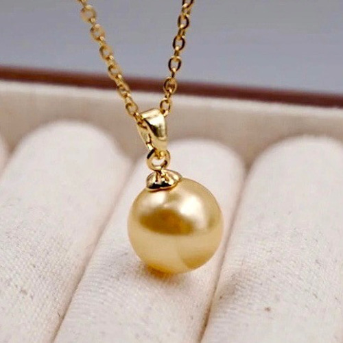 シェルゴールド パール 淡水真珠 ネックレス ピアス ピアス（フック