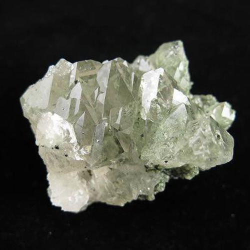 マニハール産 ヒマラヤ 水晶 クローライト入り クラスター 88.7g【榎本