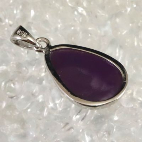 スギライト ペアシェイプ 天然石 チョーカー ネックレス