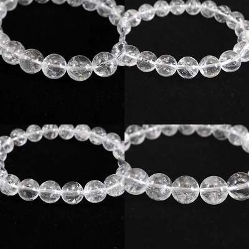 ヒマラヤ水晶 ヒマラヤクォーツ AA＋ 9.5mmブレスレット 24.5g【榎本