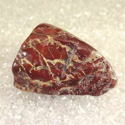 佐渡　赤玉石　71mm 磨き 原石 証明書付 115.5ｇ【榎本通商75901】 5,400円