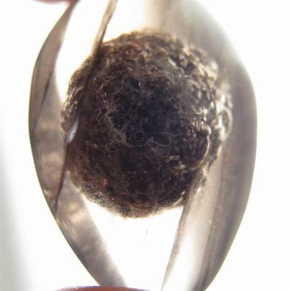 長野県和田峠産　クリストバライト入りオブシディアン 黒曜石 ルース 6.0g【榎本通商77352】 黒曜石