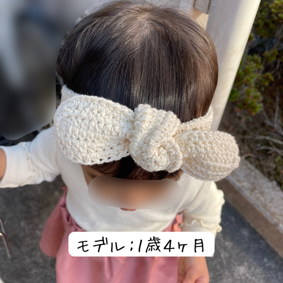 【ヘアバンド】まあるいリボン ベビー キッズ シンプル 12枚目の画像