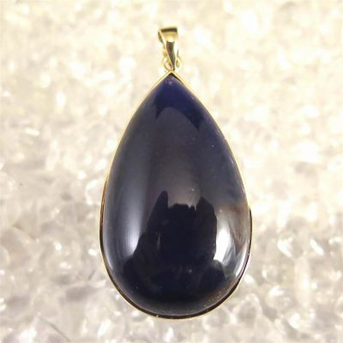 スギライト ペアシェイプ 天然石 チョーカー ネックレス