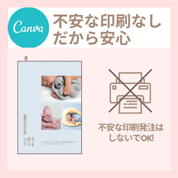 webデータで満足♡印刷不要【canva】ベビーフォトブックアルバムーテンプレートー#funny 9枚目の画像