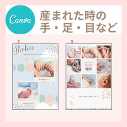 webデータで満足♡印刷不要【canva】ベビーフォトブックアルバムーテンプレートー#funny 6枚目の画像