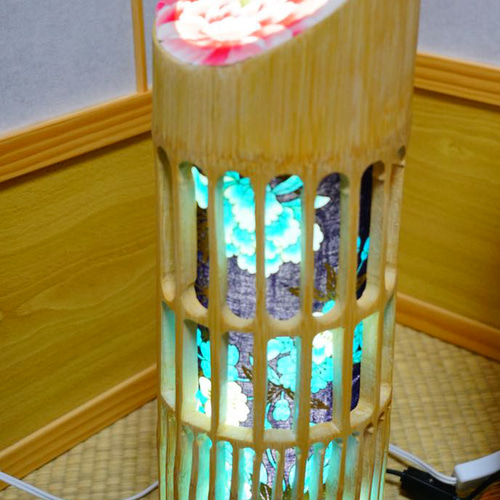 竹灯り・竹あかり・竹灯籠　～～ 癒しの灯り　華衣ライン★蒼の炎★～～ 竹灯り・竹あかり・竹灯籠 ～～ 癒しの灯り 華衣ライン☆蒼の炎