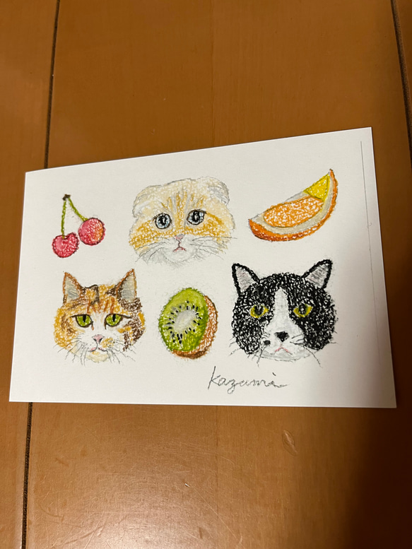 ネコのポストカード(3枚セット) 2枚目の画像