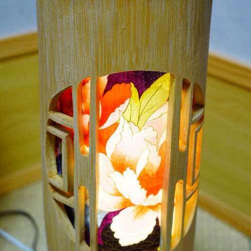 ◆両面彫◆竹灯り・竹あかり・竹灯籠　～～ 癒しの灯り　華衣ライン★華表裏★～～ ◇両面彫◇竹灯り・竹あかり・竹灯籠 ～～ 癒しの灯り 華衣ライン☆華