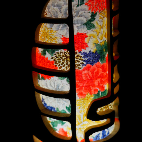 竹灯り・竹あかり・竹灯籠　～～ 癒しの灯り　華衣ライン★窓の雲★～～ ☆竹灯り・竹あかり・竹灯籠 ～～ 癒しの灯り 華衣ライン☆灯窓