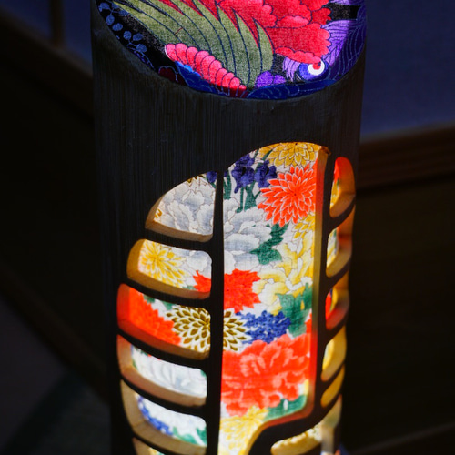 ☆竹灯り・竹あかり・竹灯籠～～ 癒しの灯り華衣ライン☆桜格子☆～～