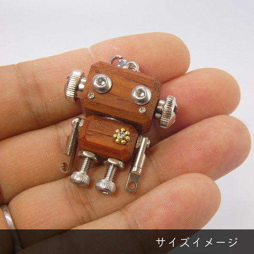 mic classic ナチュラルモデル（無塗装） ロボットキーホルダー
