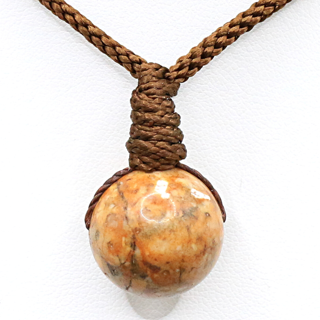 姫川薬石 18㎜ ビーズ トップ beads279