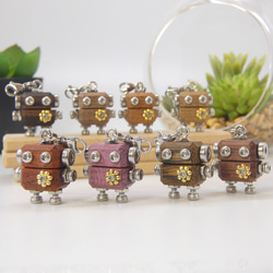 mic mini ナチュラルモデル（無塗装） ロボットキーホルダーチャーム