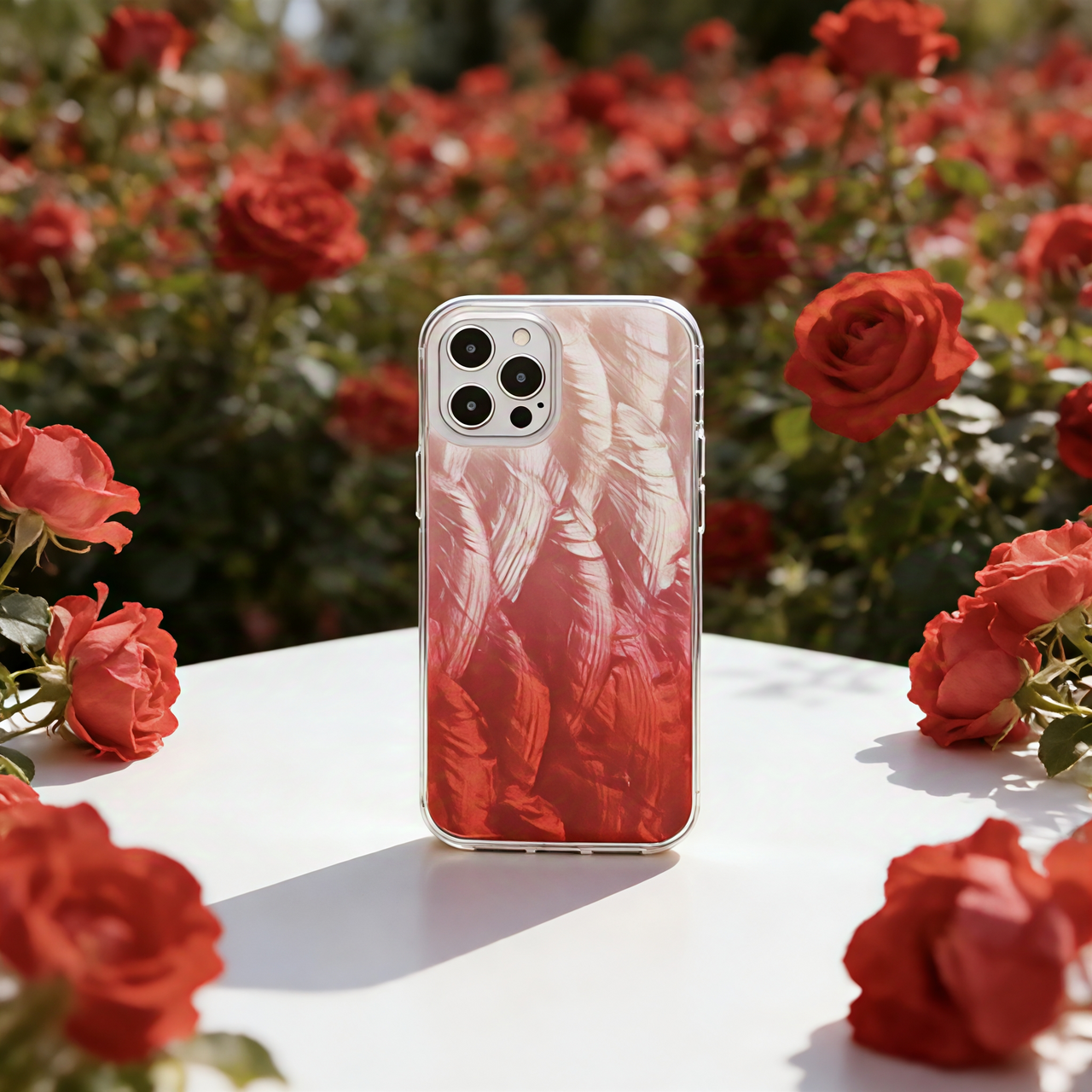 iPhone 16 15 14 13 ケース 螺鈿風 天然貝シェル バラ ソフト 耐衝撃カバー ケース