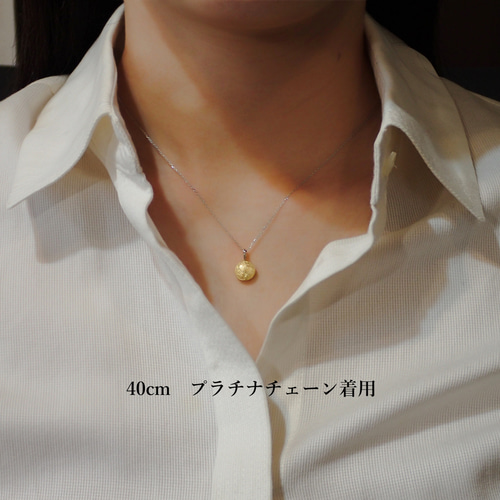月と太陽のリバーシブルペンダント(K10 ダイヤモンド カラー 月と太陽のリバーシブルペンダント(K10 ダイヤモンド カラー