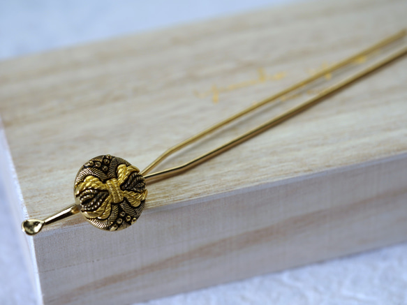 【Spanish bijou＊かんざし（ ribbon）】－着物髪飾り－和モダンな装いを～ 1枚目の画像