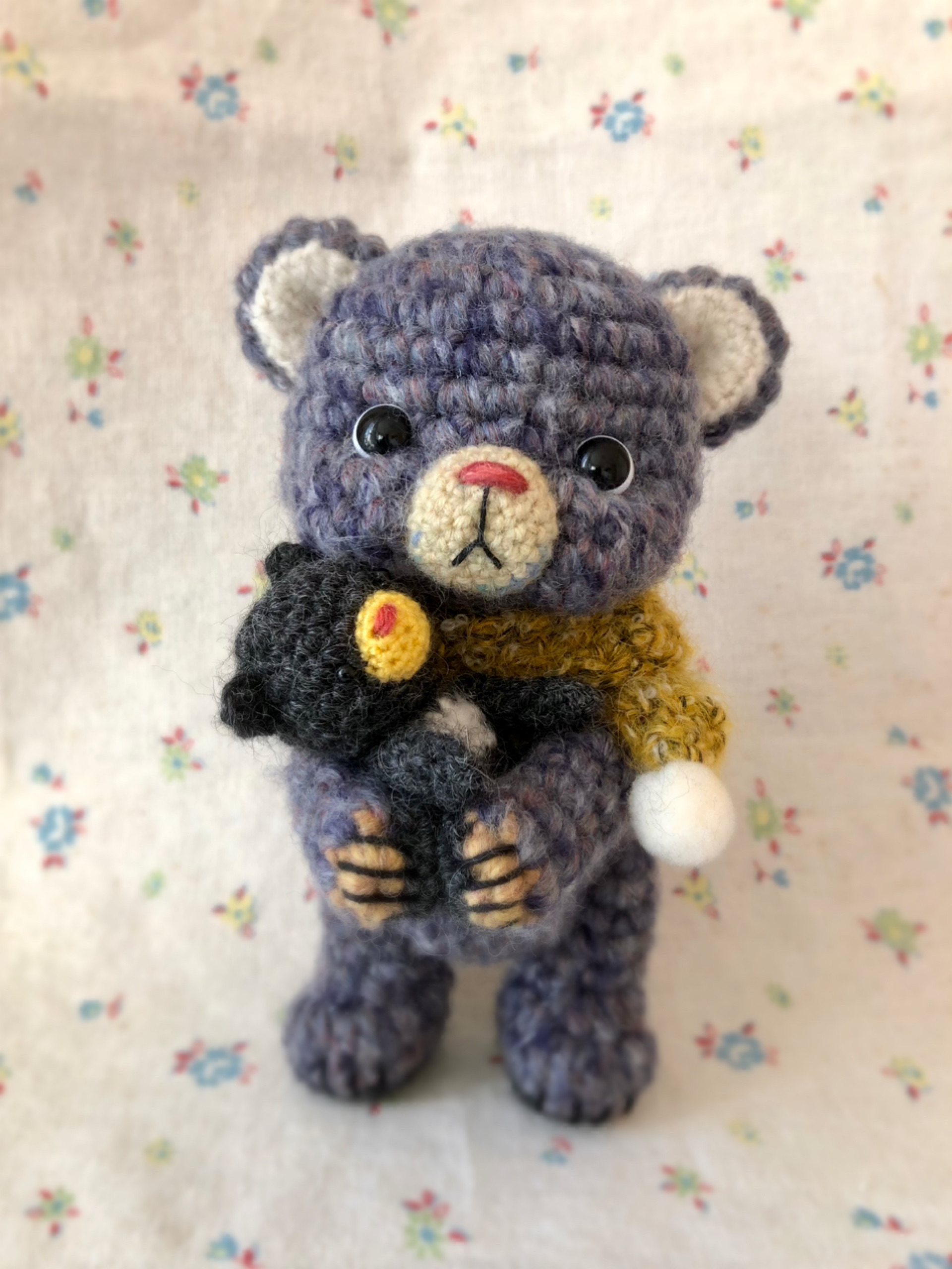 あみぐるみ クマ 100個 How to Crochet a Bear ⑥ (How to Stuff with Cotton) - YouTube