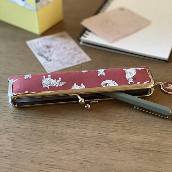 Happy Bag 着せ替えができるシステム手帳・スリムペンケース(LIBERTY・Meow) 9枚目の画像