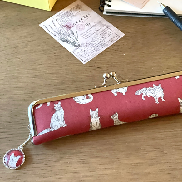 Happy Bag 着せ替えができるシステム手帳・スリムペンケース(LIBERTY・Meow) 7枚目の画像