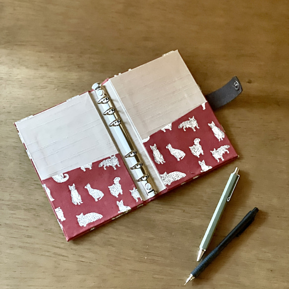 Happy Bag 着せ替えができるシステム手帳・スリムペンケース(LIBERTY・Meow) 4枚目の画像